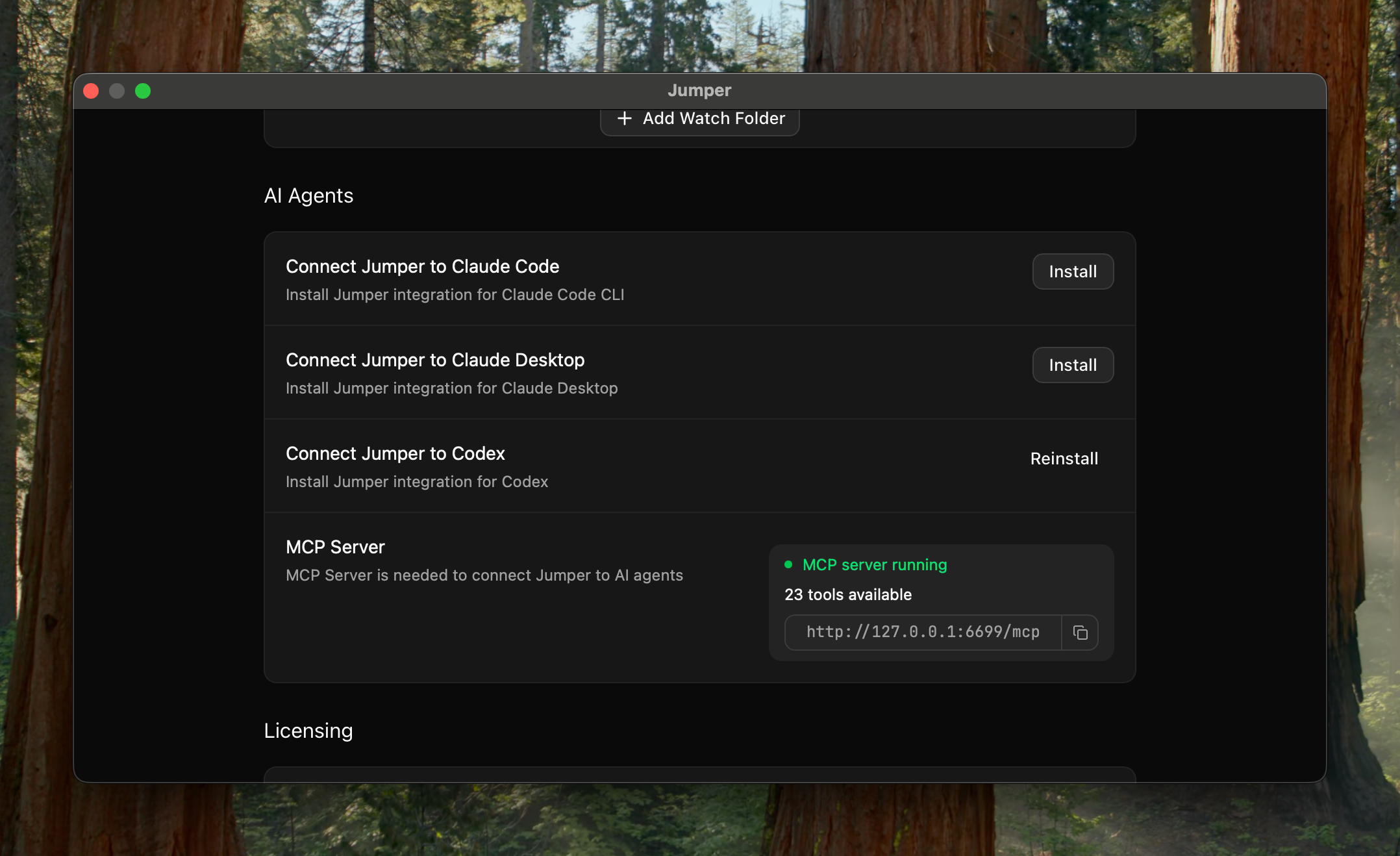 Connecting your AI agent with Jumper